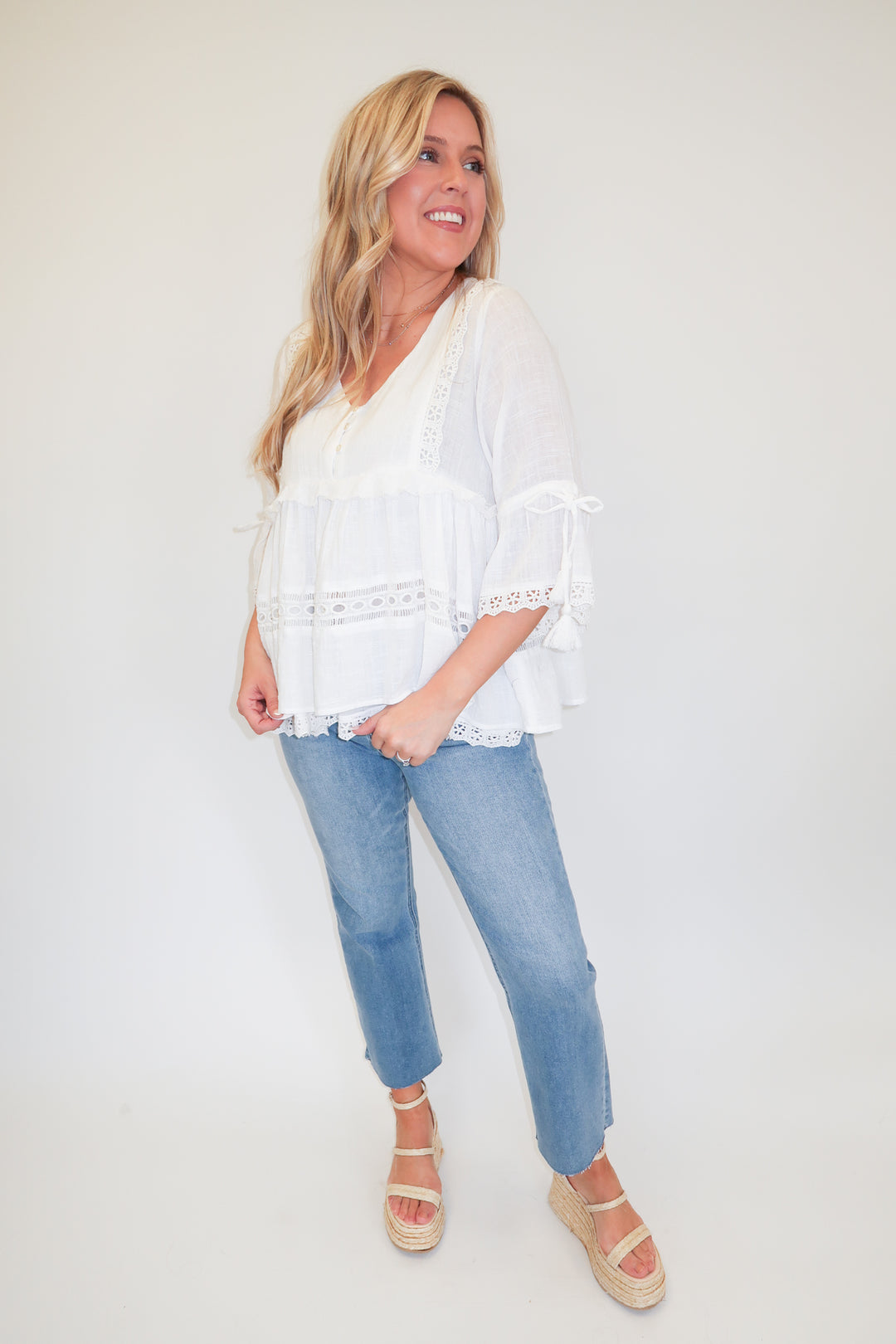 Lovely Lace Top - The Pink Tulip Clothing