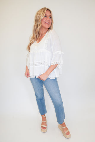Lovely Lace Top - The Pink Tulip Clothing