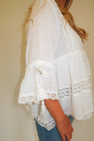 Lovely Lace Top - The Pink Tulip Clothing