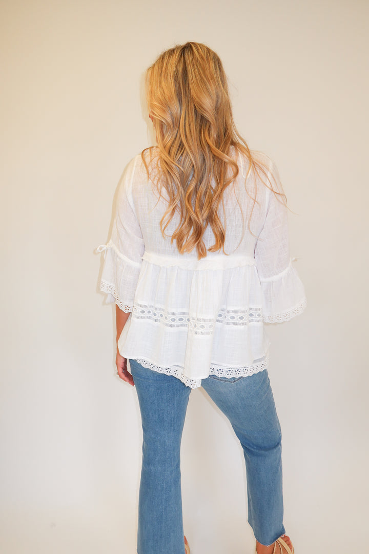 Lovely Lace Top - The Pink Tulip Clothing
