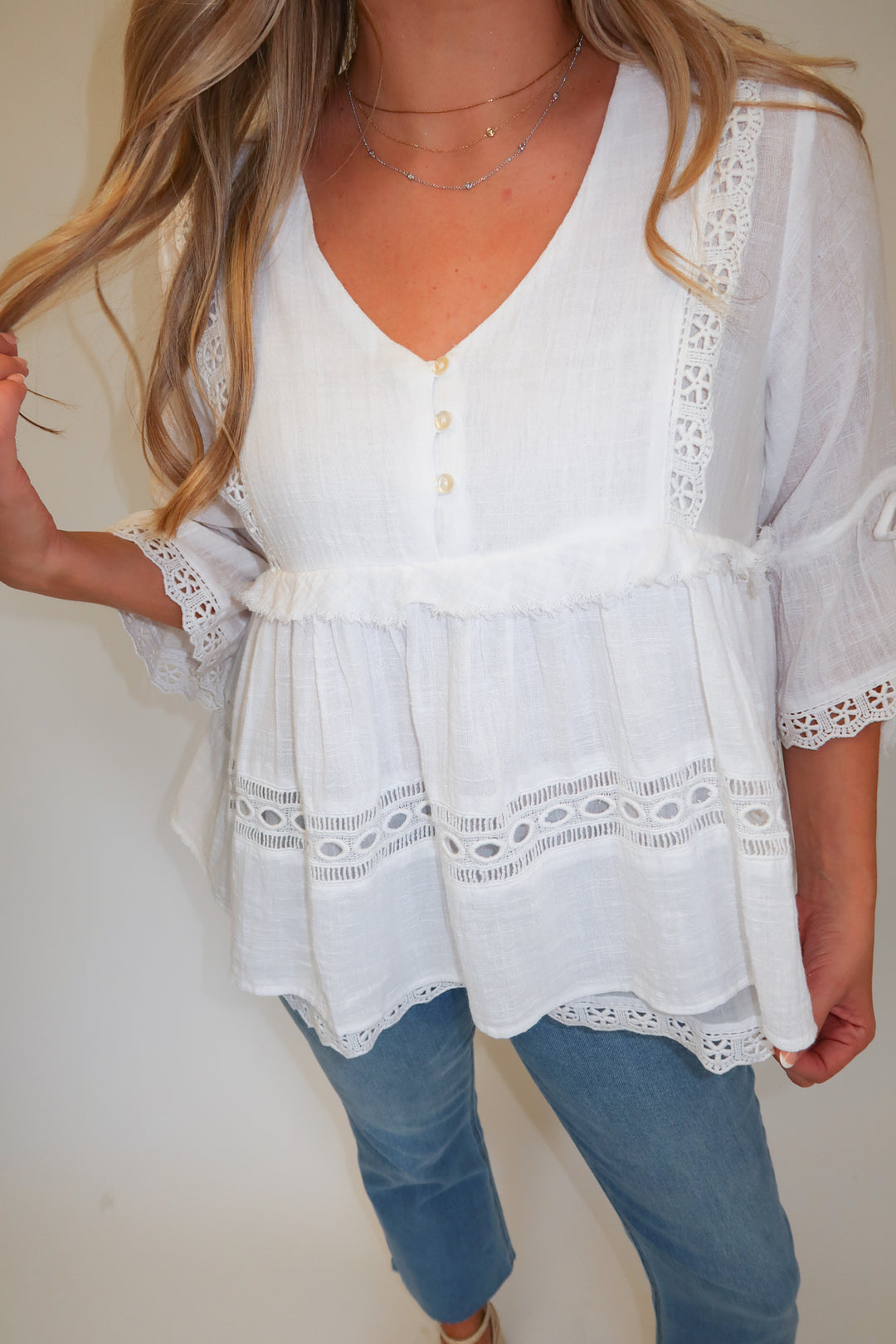 Lovely Lace Top - The Pink Tulip Clothing