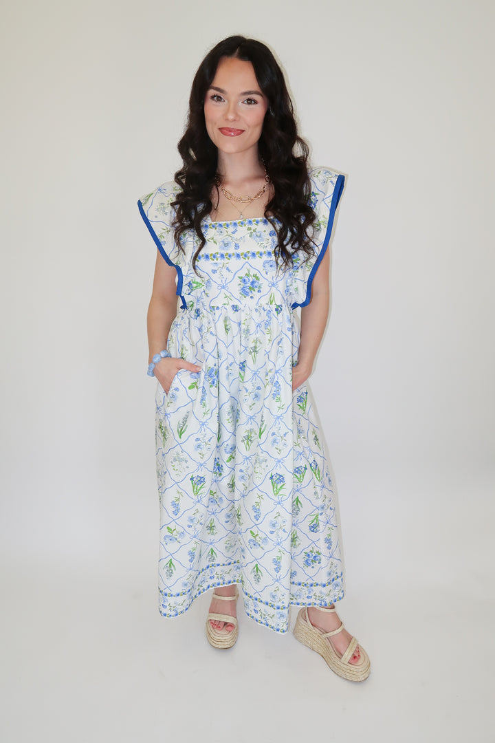 Caught in Bloom Dress - The Pink Tulip Clothing