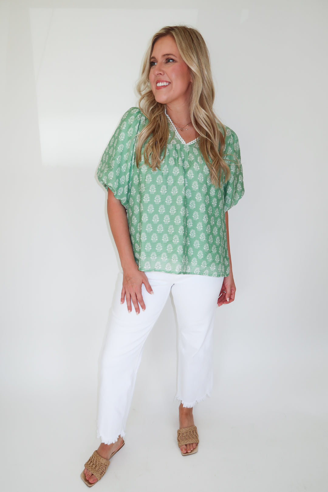 Blooming Morning Top - The Pink Tulip Clothing