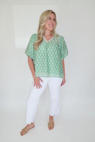 Blooming Morning Top - The Pink Tulip Clothing