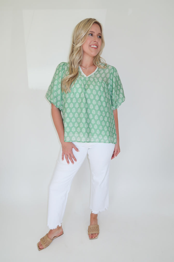 Blooming Morning Top - The Pink Tulip Clothing