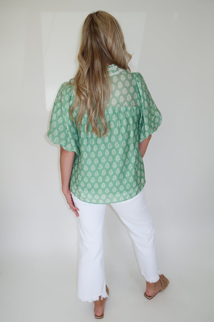 Blooming Morning Top - The Pink Tulip Clothing