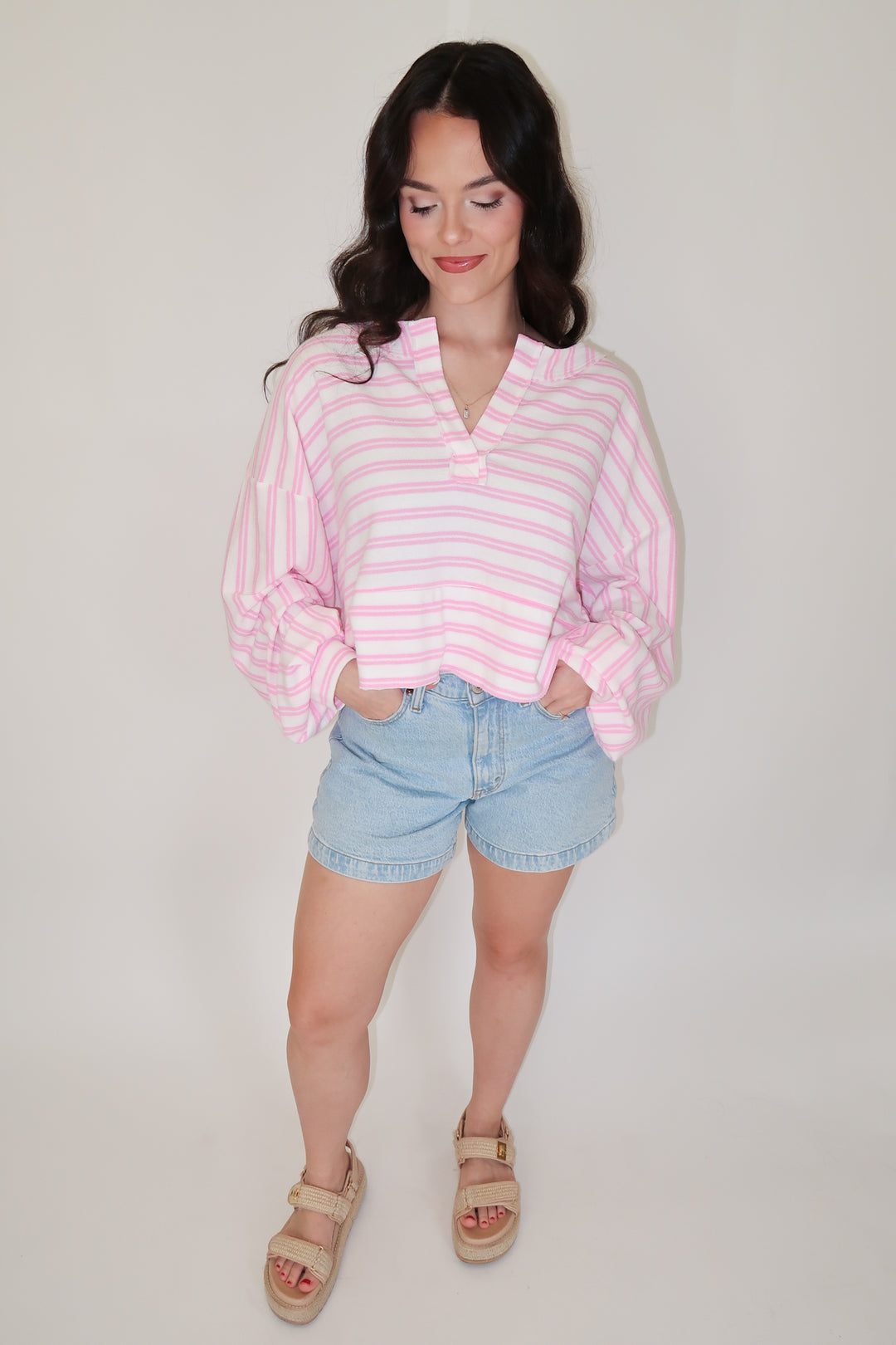 Stay Awhile Top - The Pink Tulip Clothing