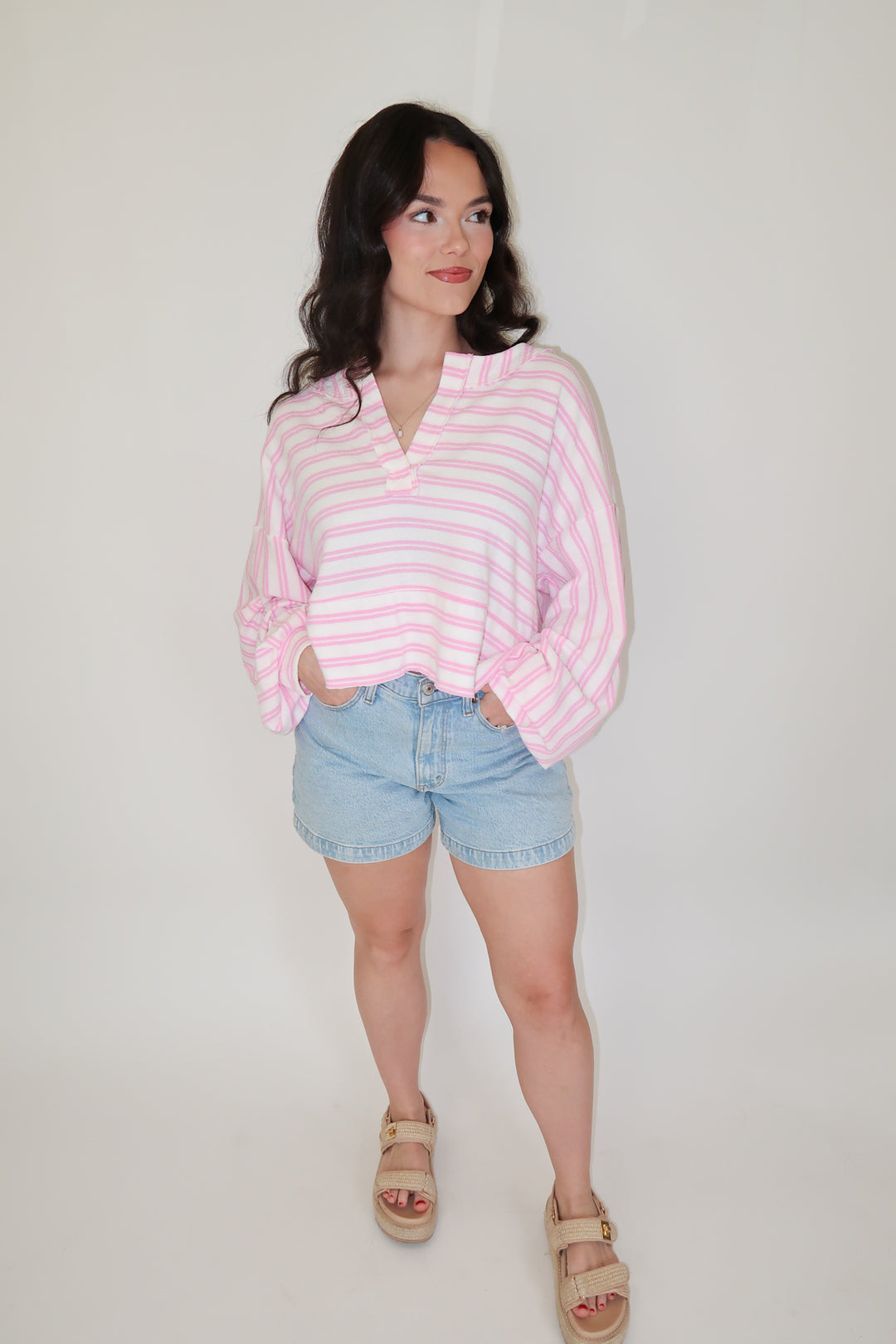 Stay Awhile Top - The Pink Tulip Clothing