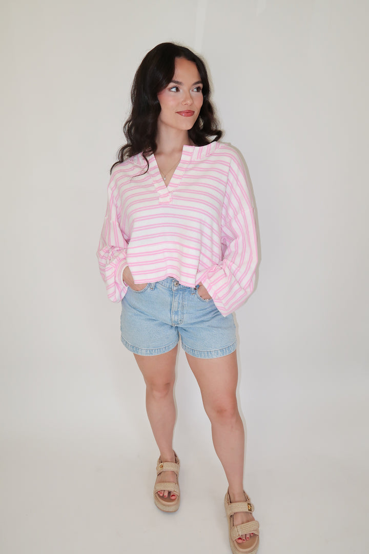 Stay Awhile Top - The Pink Tulip Clothing