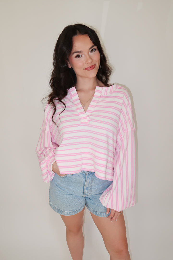 Stay Awhile Top - The Pink Tulip Clothing