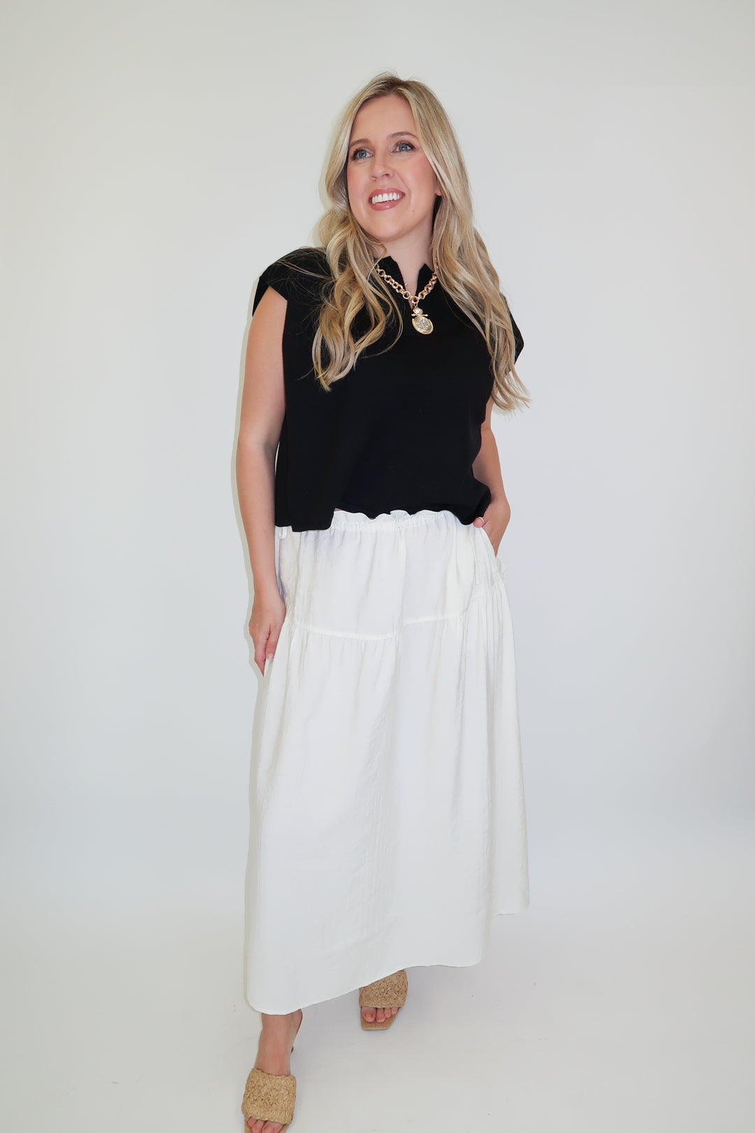 Low Key Favorite Black Knit Top - The Pink Tulip Clothing