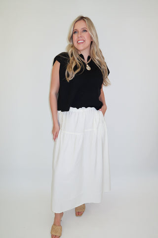 Low Key Favorite Black Knit Top - The Pink Tulip Clothing
