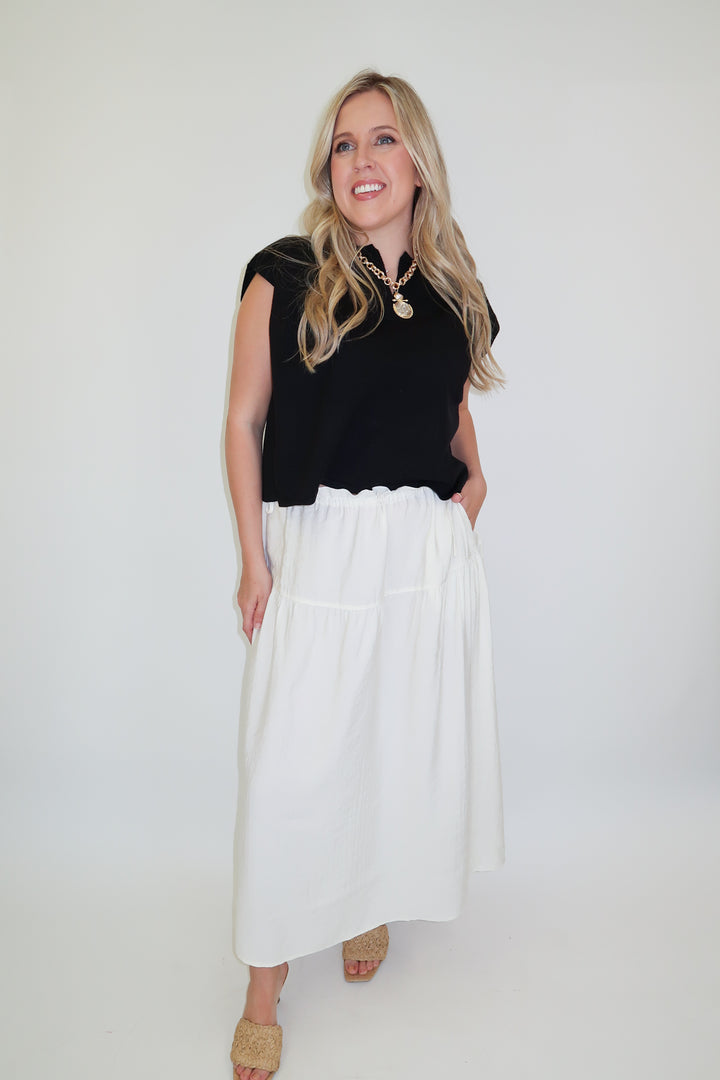 Low Key Favorite Black Knit Top - The Pink Tulip Clothing
