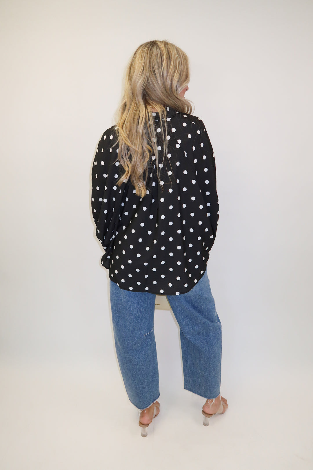 Dot It Up Top - The Pink Tulip Clothing
