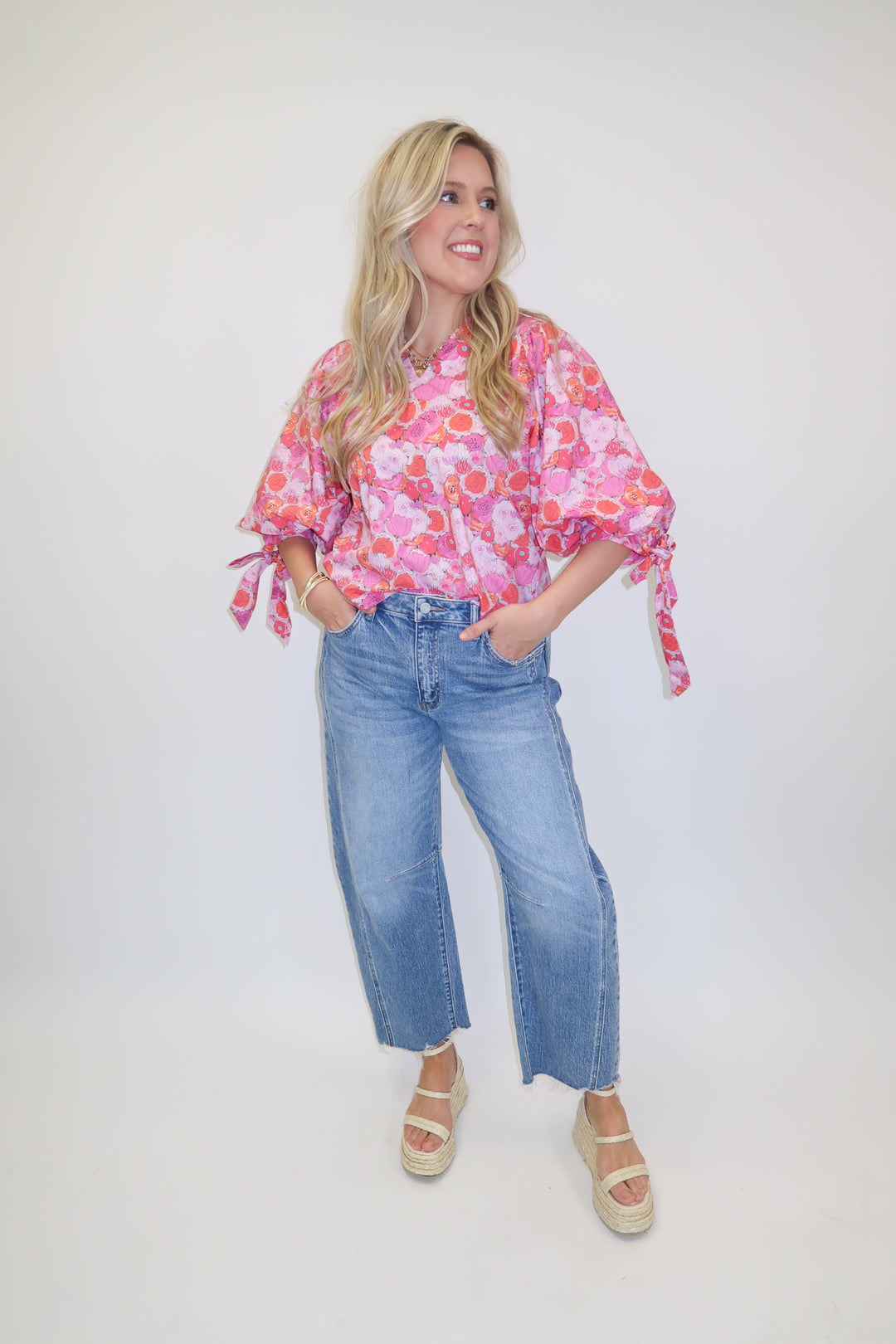Petal to the Metal Floral Blouse