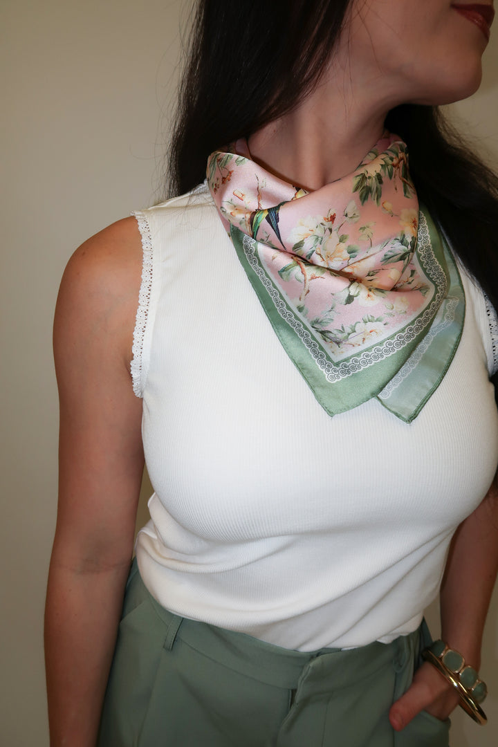 Close Call White Lace Trim Tank - The Pink Tulip Clothing