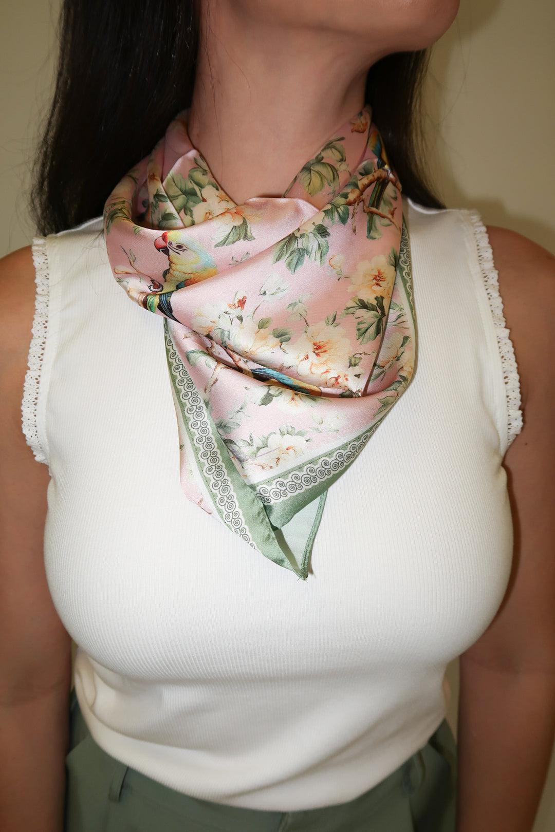 Close Call White Lace Trim Tank - The Pink Tulip Clothing