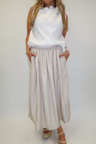 Golden All Day Skirt - The Pink Tulip Clothing
