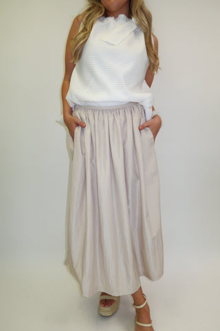 Golden All Day Skirt - The Pink Tulip Clothing