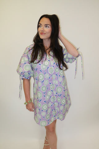 Sweet Side Daisy Printed Shift Dress - The Pink Tulip Clothing