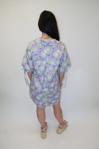 Sweet Side Daisy Printed Shift Dress - The Pink Tulip Clothing