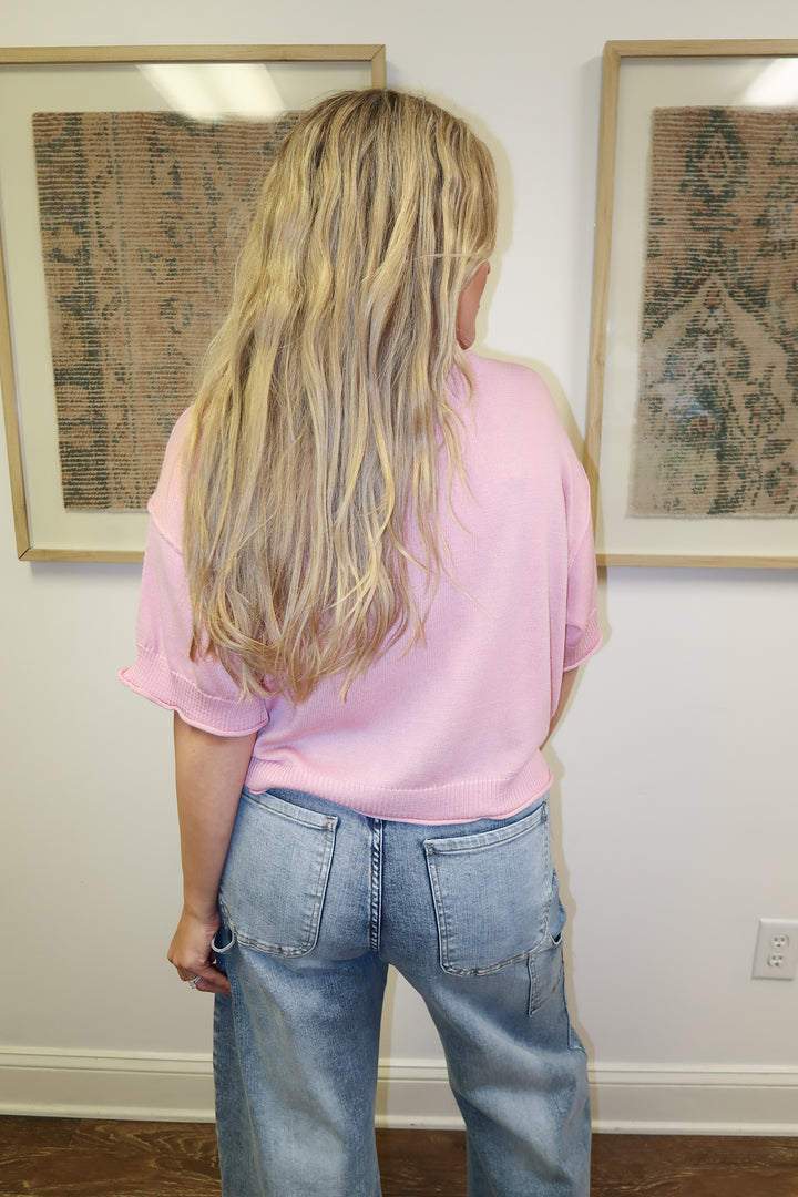 Soft Season Ribbed Drop Shoulder Sweater - The Pink Tulip Clothing