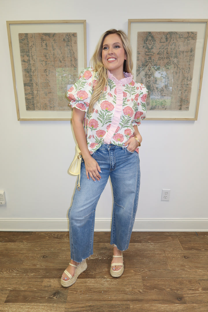 Spring Calling Top - The Pink Tulip Clothing