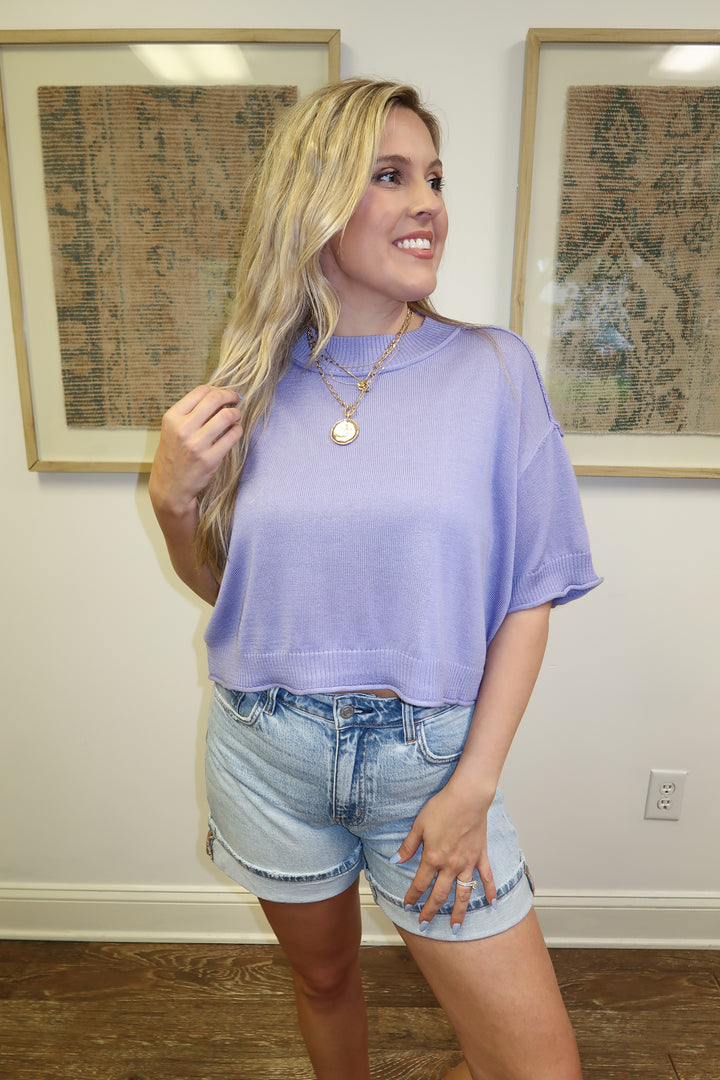Soft Season Ribbed Drop Shoulder Sweater - The Pink Tulip Clothing