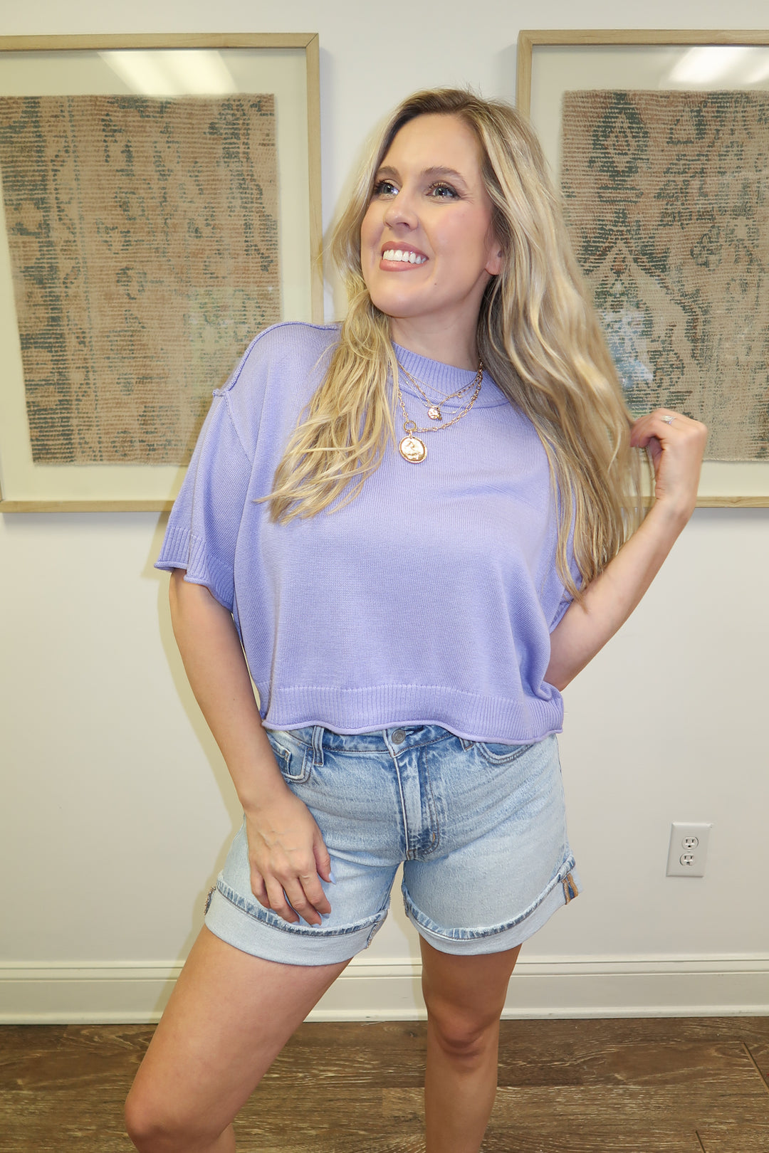 Soft Season Ribbed Drop Shoulder Sweater - The Pink Tulip Clothing