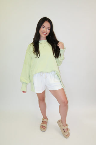Inside Out Soft Seam Detail Sweatshirt - The Pink Tulip Clothing