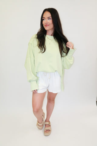 Inside Out Soft Seam Detail Sweatshirt - The Pink Tulip Clothing