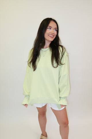 Inside Out Soft Seam Detail Sweatshirt - The Pink Tulip Clothing