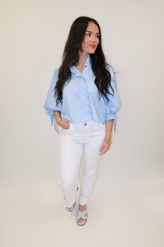 Sweet Edge Top - The Pink Tulip Clothing