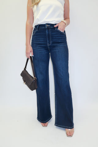 Lasting Impression Dark Wash Jeans