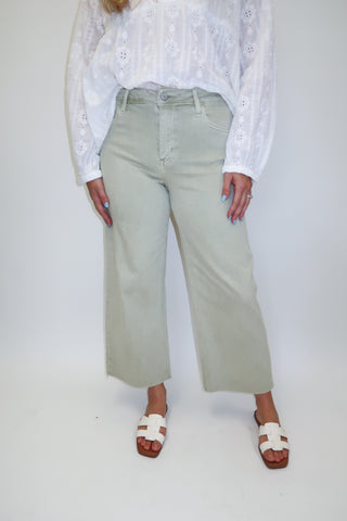 Keep It Casual Wide Leg Crop Jeans