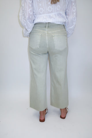 Keep It Casual Wide Leg Crop Jeans