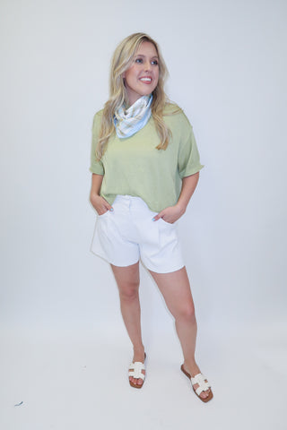 Summer Agenda Wide Leg Shorts
