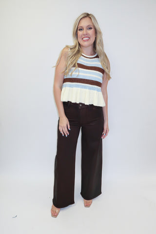 Long Story Short Wide Leg Jeans