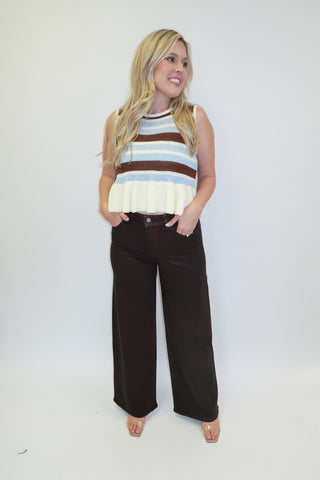 Long Story Short Wide Leg Jeans