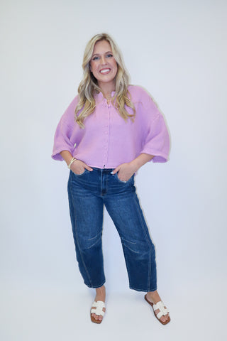 Sweet On You Ribbed Button Front Cardigan - The Pink Tulip Clothing