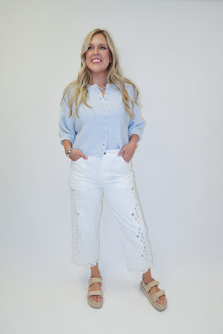 Sweet On You Ribbed Button Front Cardigan