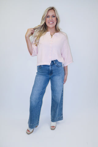 Sweet On You Ribbed Button Front Cardigan - The Pink Tulip Clothing