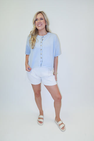 Just A Little Charm Button Front Cardigan - The Pink Tulip Clothing