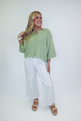 Sweet On You Ribbed Button Front Cardigan - The Pink Tulip Clothing