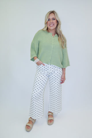 Sweet On You Ribbed Button Front Cardigan - The Pink Tulip Clothing