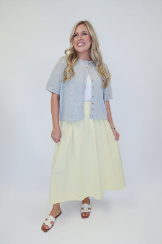 Just A Little Charm Button Front Cardigan - The Pink Tulip Clothing