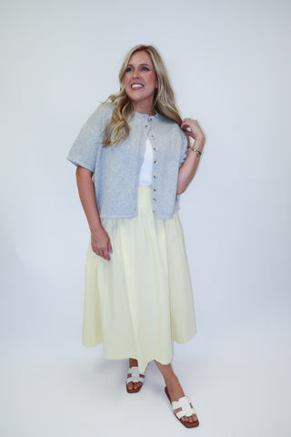 Just A Little Charm Button Front Cardigan - The Pink Tulip Clothing