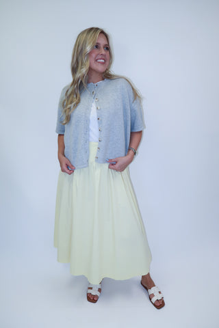 Just A Little Charm Button Front Cardigan - The Pink Tulip Clothing