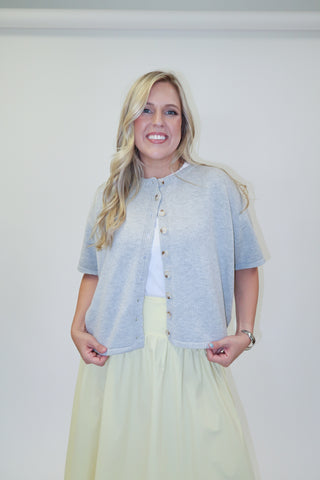 Just A Little Charm Button Front Cardigan - The Pink Tulip Clothing