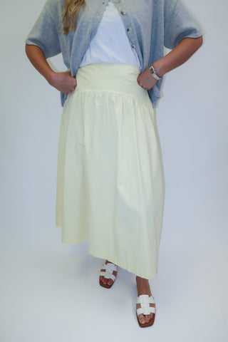 Easy Company Smocked Back Midi Skirt - The Pink Tulip Clothing